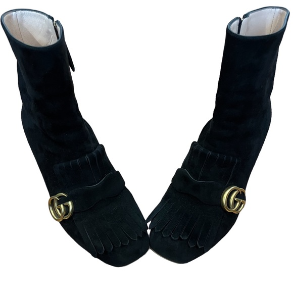 Gucci Suede Ankle Booties Size EU 39 - Picture 2 of 8